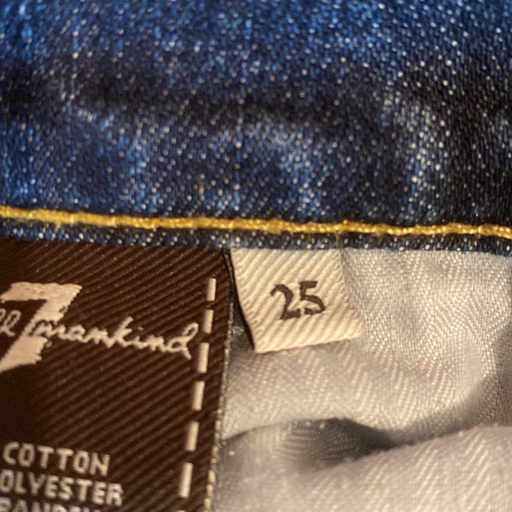 7 For All Mankind Size 25 Medium Wash Bootcut Jeans - Picture 6 of 6